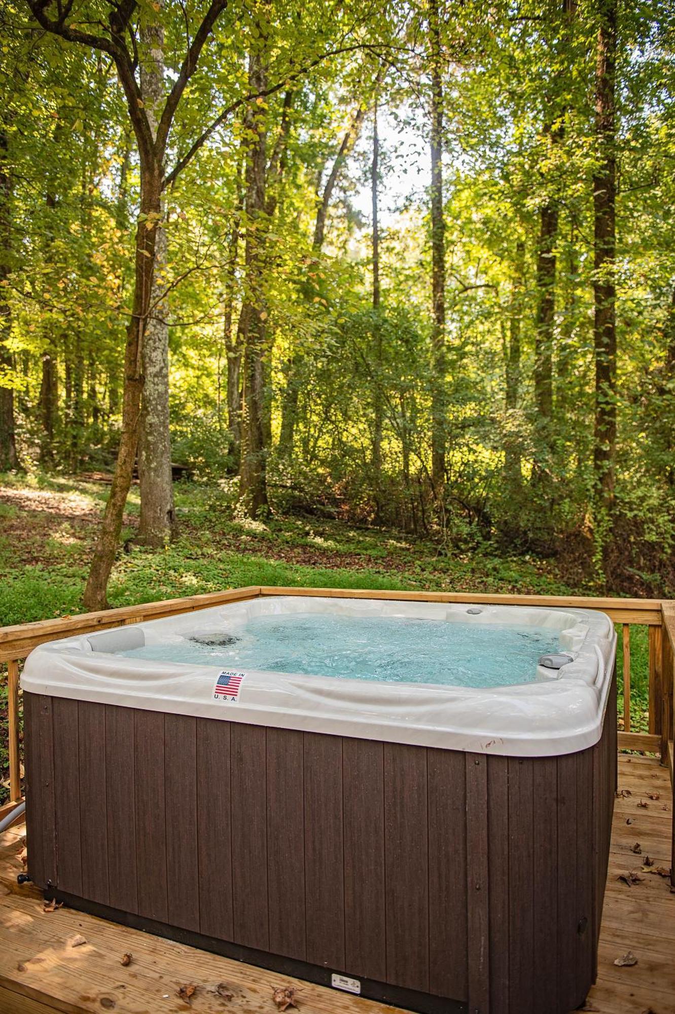 Lena Cabin Wooded Tiny Cabin - Hot Tub Chattanooga Ngoại thất bức ảnh